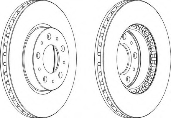 FERODO DDF605 Brake Disc